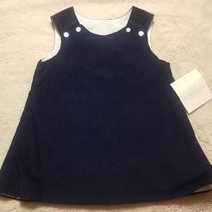 James & Lottie Navy Blue Corduroy Jumper